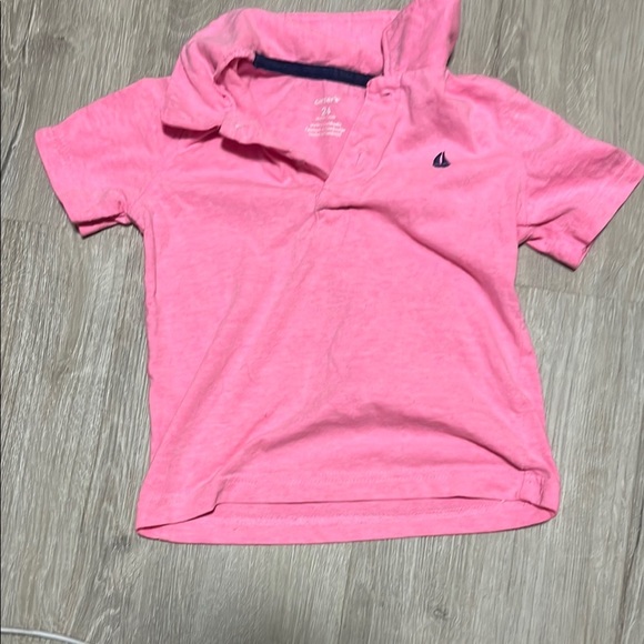 4 for $20 Carter’s Kids Pink Polo Shirt - Picture 1 of 1